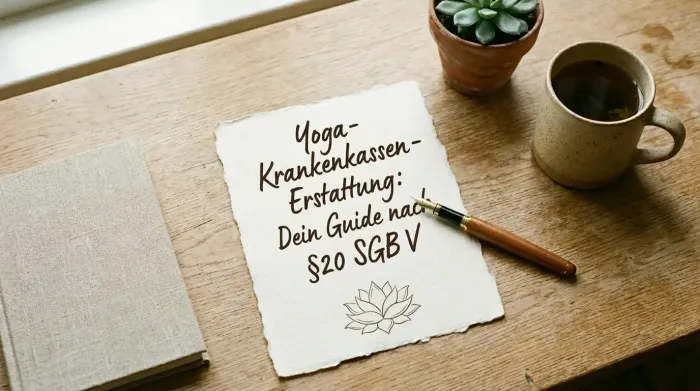 Yoga-Krankenkassen-Erstattung: Dein Guide zur Bezuschussung nach §20 SGB V